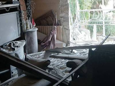 Aleppo Armenian man's house destroyed by missile attack (PHOTOS)
