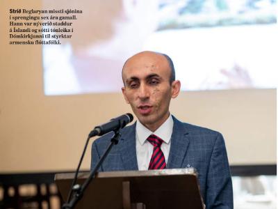 «Կյանքի ողջ ընթացքում տևող հակամարտությունը». Արտակ Բեգլարյանի հարցազրույցը Իսլանդիայի ամենամեծ թերթին