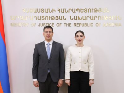 Министр юстиции РА приняла посла Болгарии