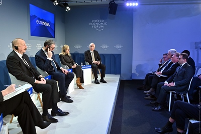 Armenia president in Davos: Peaceful South Caucasus can become key hub between Europe, Asia