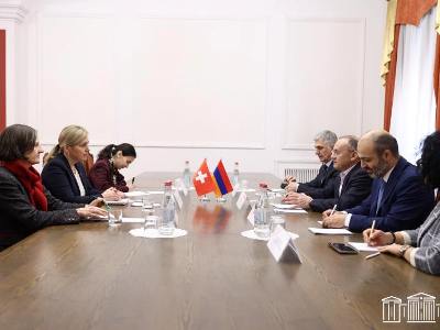 Սեյրան Օհանյանը Շվեյցարիայի դեսպանի ուշադրությունն է հրավիրել ՀՀ–ում ներքաղաքական զարգացումների վրա