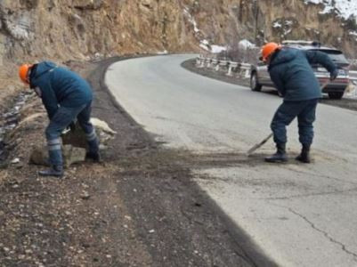 Քարաթափում Երեւան–Մեղրի ճանապարհին