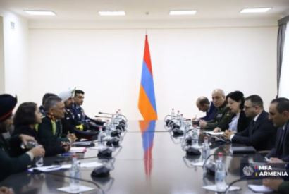 Հնդկաստանի ԶՈՒ պաշտպանության ուժերի շտաբի պետ հետ քննարկվել է Հայաստան-Հնդկաստան հարաբերությունները
