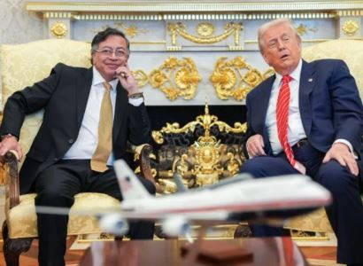 Թրամփը հանդիպում է Կոլումբիայի նախագահի հետ