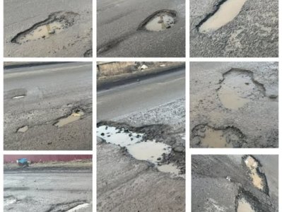 В Ереване на 3-километровом участке шоссе Нубарашена 100 ям – они образовались за 2 дня