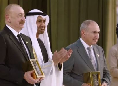 Armenia PM, Azerbaijan president receive Zayed Award prize in UAE