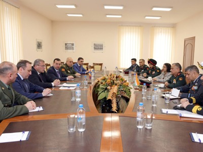 Հնդկաստանի ԶՈՒ պաշտպանության շտաբի պետի հետ քննարկվել է պաշտպանության ոլորտում ՀՀ-Հնդկաստան համագործակցության ընթացքը