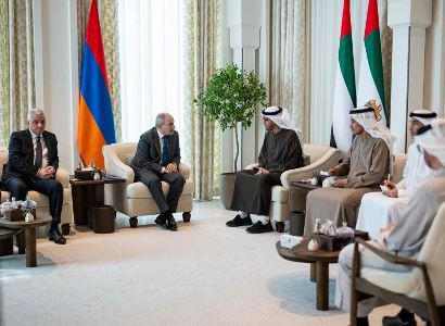 Bilateral agreement signed in Abu Dhabi in presence of Armenia premier, UAE president