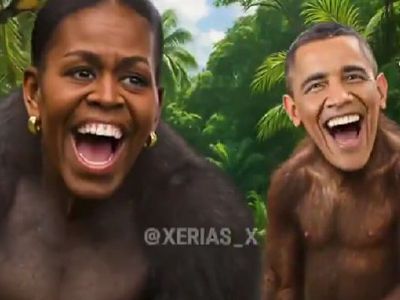Trump posts video of Barack and Michelle Obama as apes (VIDEO)