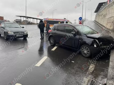 «Հյուսիս-հարավ» ավտոճանապարհի դեռևս շահագործման չհանձնված հատվածում բախվել են 2 մեքենա. կա 4 վիրավոր