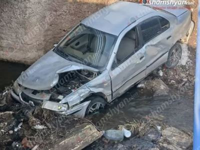 50-ամյա վարորդը ոչ սթափ վիճակում «Mercedes»-ով հայտնվել է Արզական բնակավայրի կամրջի տակ՝ գետի ափին. կա վիրավոր