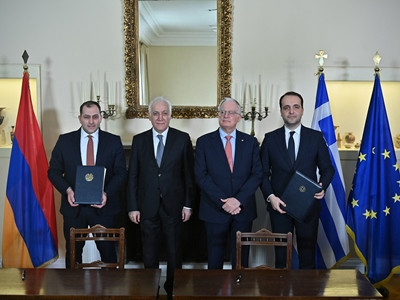 Armenia, Greece sign memorandum of understanding on cooperation in digitalization, high tech