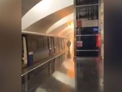 В московском метро произошел взрыв