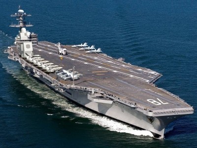 Աշխարհի խոշորագույն ավիակիրը՝ USS Gerald R. Ford-ը, ուղևորվում է Հայֆայի նավահանգիստ