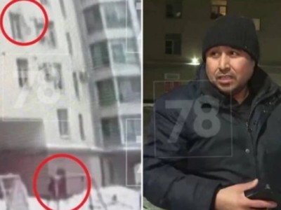 В Санкт-Петербурге дворник поймал мальчика, выпавшего с седьмого этажа