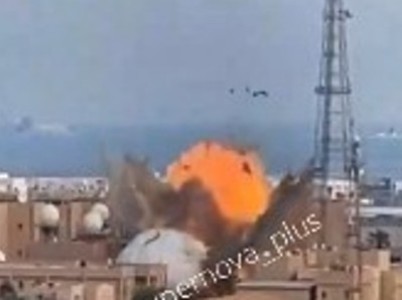 Video emerges of Iranian drone strike on US naval base in Bahrain