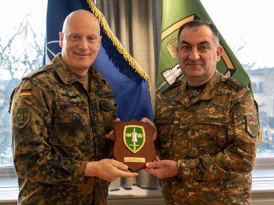 Асрян и Герхарц обсудили вопросы партнерства Армения-НАТО