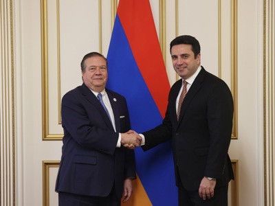 ՀՀ ԱԺ նախագահն ընդունել է Միջազգային հանրապետական ինստիտուտի եվրասիական տարածաշրջանի տնօրենին