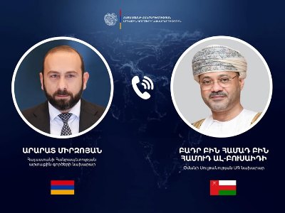 Armenia, Oman FMs talk about situation in Middle East