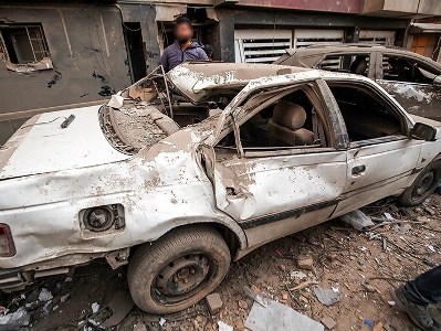 US and Israeli forces strike area around Enghelab Square in Tehran