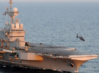 Macron: France is sending aircraft carrier Charles de Gaulle to the Mediterranean