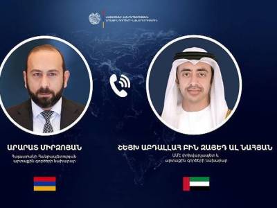 Միրզոյանը ԱՄԷ ԱԳ նախարարի հետ հեռախոսազրույց է ունեցել և իրավիճակի հանգուցալուծման հույս հայտնել