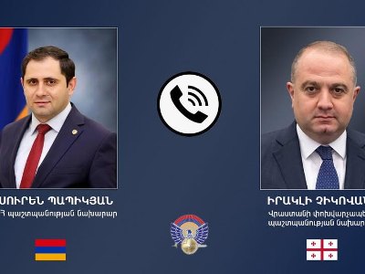 Armenian Defense Minister discusses Middle East situation with Georgian counterpart