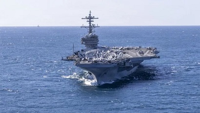 The United States sends third aircraft carrier to Middle East