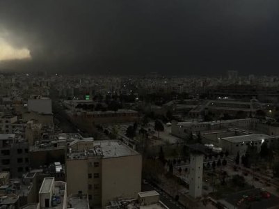 Acid cloud from Iran moving toward Central Asia?