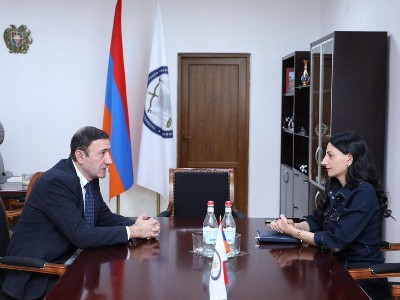 Անահիտ Մանասյանն ու Բաբկեն Թունյանը քննարկել են գործարարության ոլորտում իրավունքների պաշտպանության հարցերը