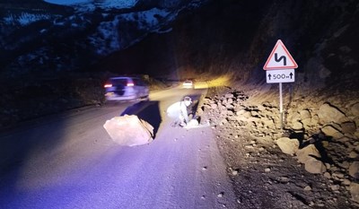 Քարաթափում է տեղի ունեցել Սիսիան-Լծեն-Տաթև ավտոճանապարհին