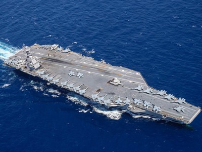 Damaged U.S. Aircraft Carrier Gerald R. Ford Found to Have New Problems After Arriving in Crete