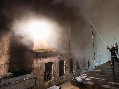 Пожар, вспыхнувший на проспекте Азатутюн, ликвидирован