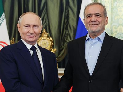 Iranian President thanks Putin in Russian