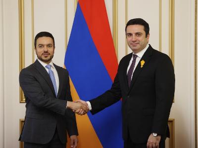 Ալեն Սիմոնյանը Կատարի նոր դեսպանի հետ քննարկել է միջխորհրդարանական հարաբերությունների ակտիվացման հարցը