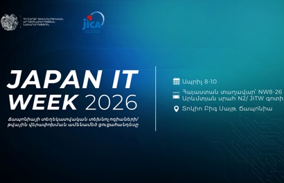 Armenia participating for first time in Japan IT Week international exhibition