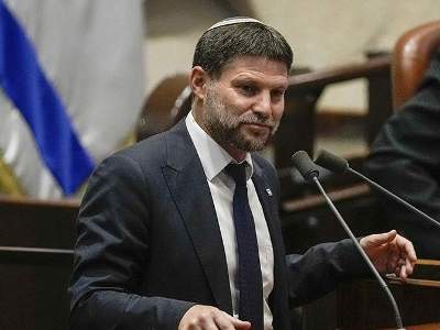 Finance minister calls for expanding Israel's borders to include Lebanon, Syria