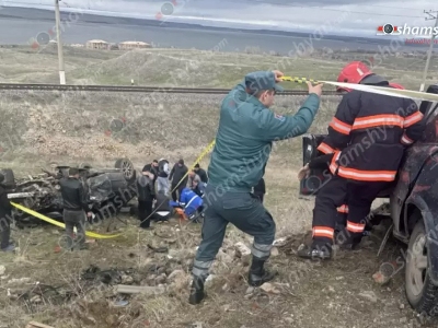 5 dead, 3 hospitalized after road accident in Armenia’s Shirak Province