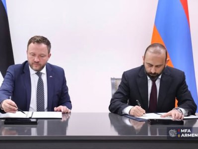 Armenia, Estonia FMs sign memorandum of understanding
