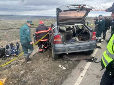 Трое пострадавших в ДТП у села Агин детей доставлены в Ереван