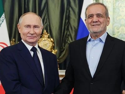 Путин провел переговоры с президентом Ираном