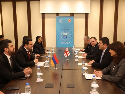 Ալեն Սիմոնյանը հանդիպել է Վրաստանի խորհրդարանի նախագահի հետ