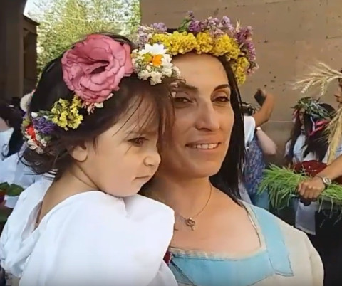 Церковное шествие в преддверии Вардавара