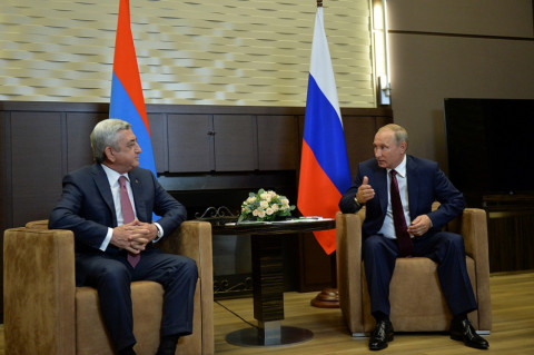 Սերժ Սարգսյանի ու Վլադիմիր Պուտինի հանդիպումը Սոչիում