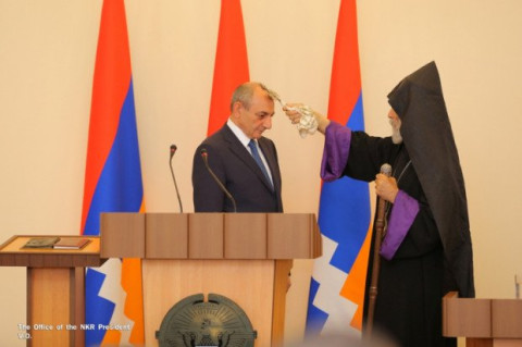 Բակո Սահակյանի երդման արարողությունն Արցախի ԱԺ հատուկ նիստում
