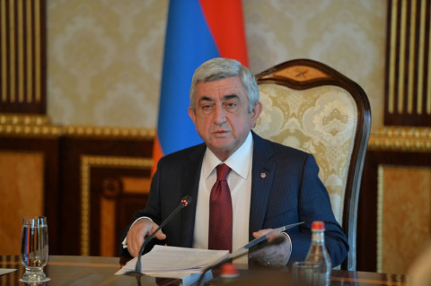 Սերժ Սարգսյանի ելույթը Ազգային անվտանգության խորհրդի նիստում