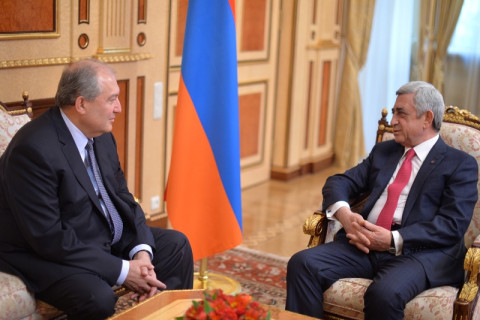 Պատրաստ եմ նվիրվելու այս գործին ամբողջ սրտով ու հոգով. Արմեն Սարգսյանը՝ Սերժ Սարգսյանին