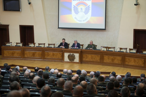 Բանակում մեր կորուստների հիմնական մասը տեղի է ունենում կանոնների խախտման պարագայում. Սերժ Սարգսյան