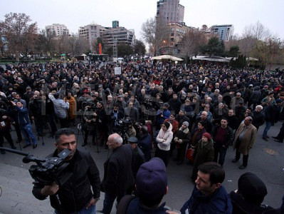 «Հանուն Հայաստան պետության» ճակատի հանրահավաքը՝ Ազատության հրապարակում