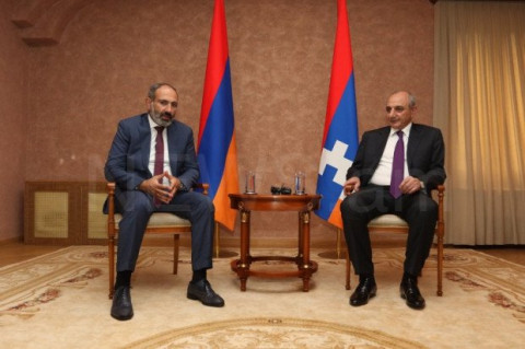 Նիկոլ Փաշինյանի եւ Բակո Սահակյանի առանձնազրույցը՝ Ստեփանակերտում